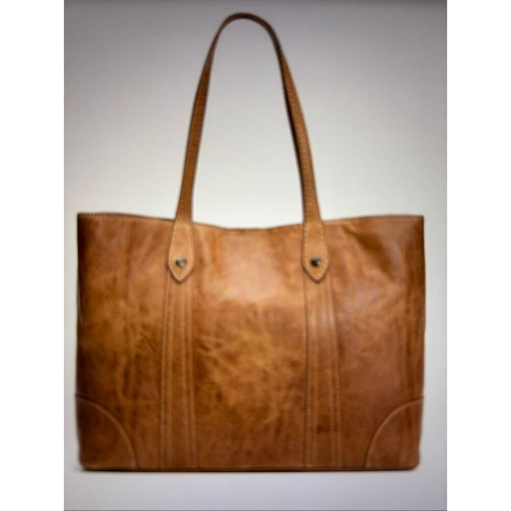 NWT Frye Melissa Washed Leather Shopper Bag - Picture 2 of 7
